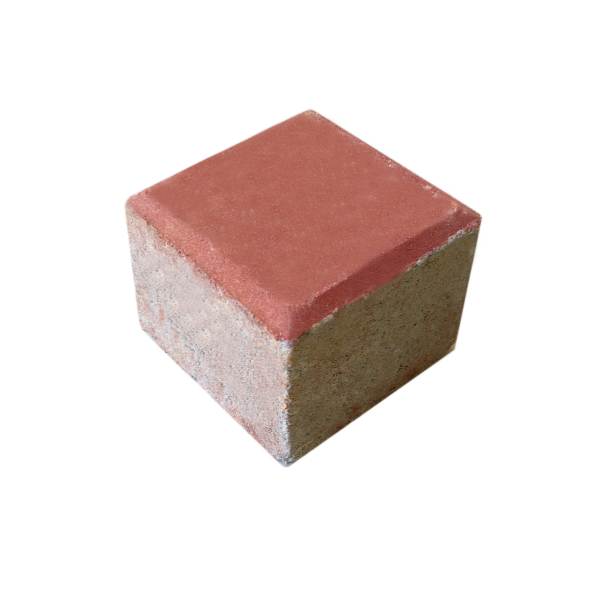 Gạch Block Lát Hè Tự Chèn - Gạch vuông nhân bát giác màu đỏ